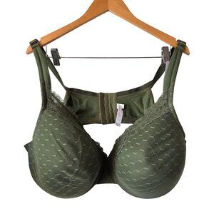 Cacique Womens 48 DD Lightly Lined Full Coverage Bra 48DD Modern Collection NEW